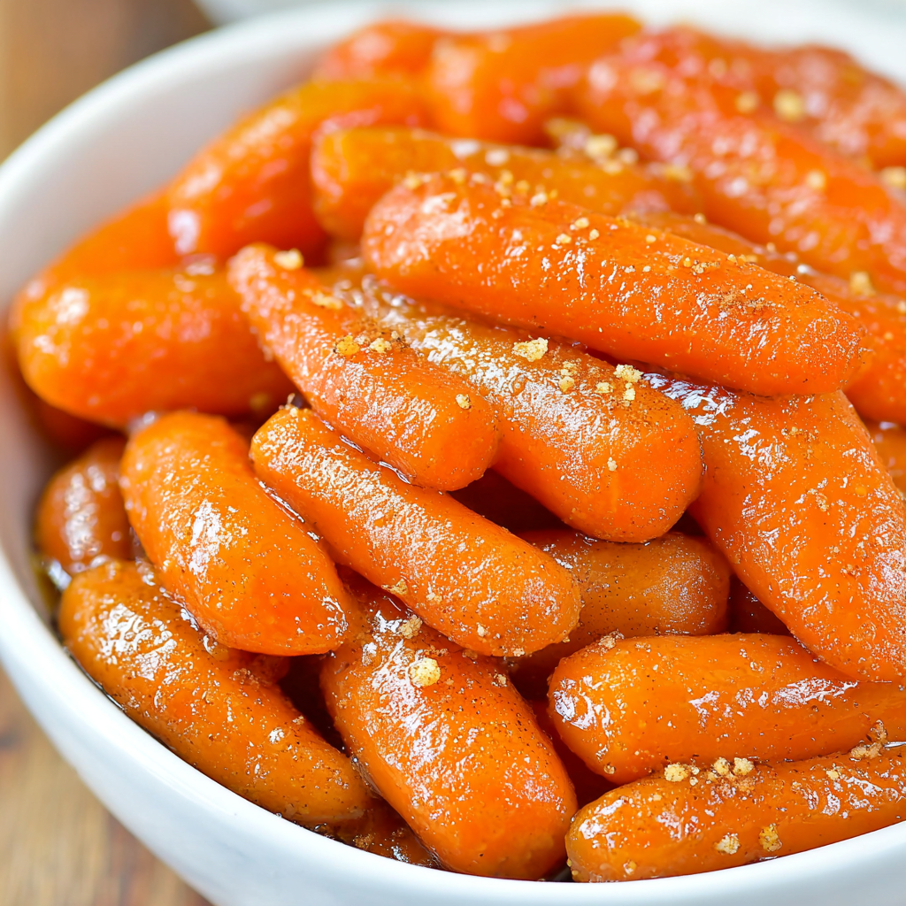 Sweet & Sticky Slow Cooker Glazed Carrots: Honey, Maple & Cinnamon